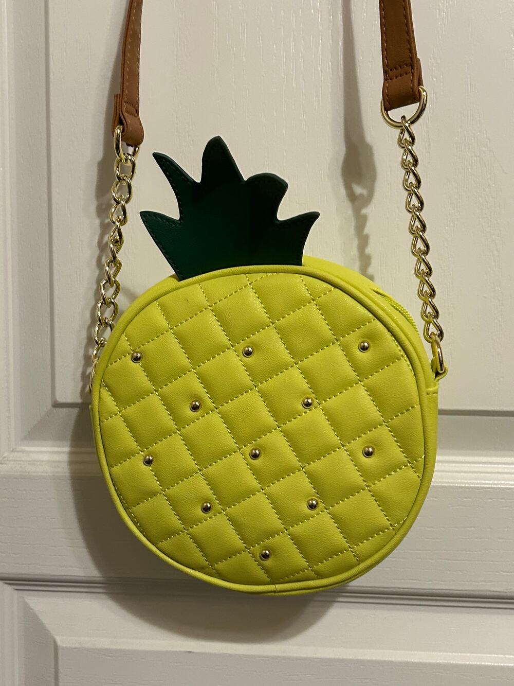 Luv Betsey by Betsey Johnson Quilted Pineapple Crossbody Bag